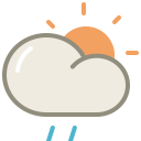 Drizzle day icon