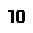 Numeric 10 icon