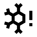 Snowflake alert icon